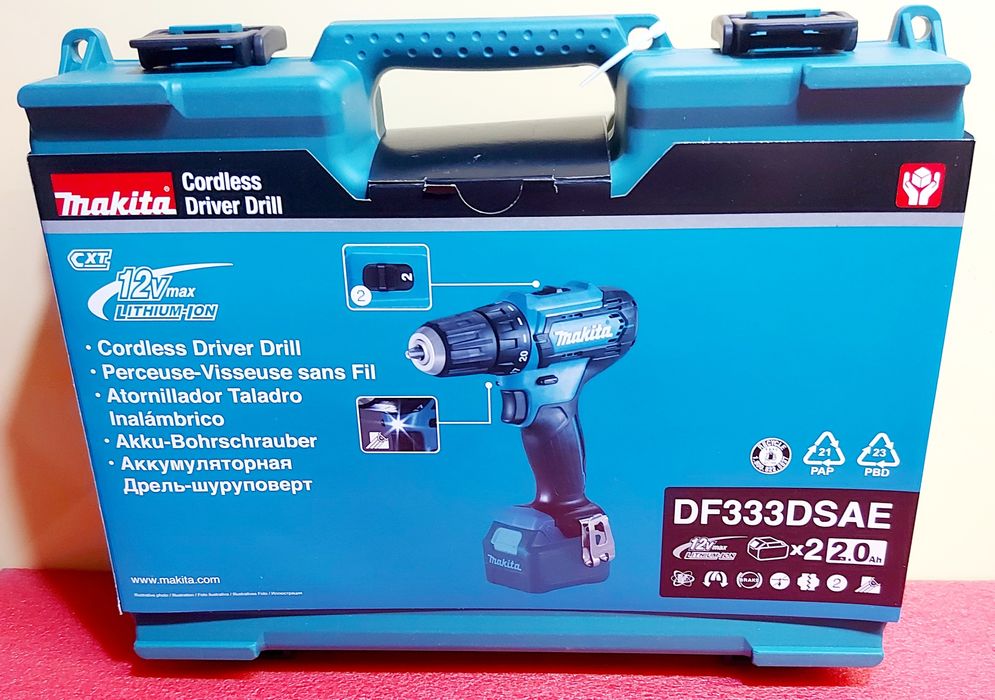 Нов оригинален винтоверт Makita DF333 12v
