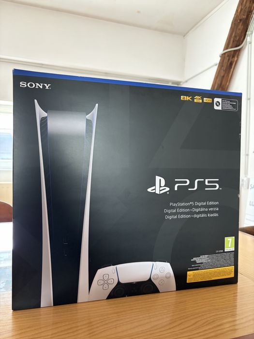 PlayStation 5 Digital Edition 825GB | Full Box | Stare impecabilă