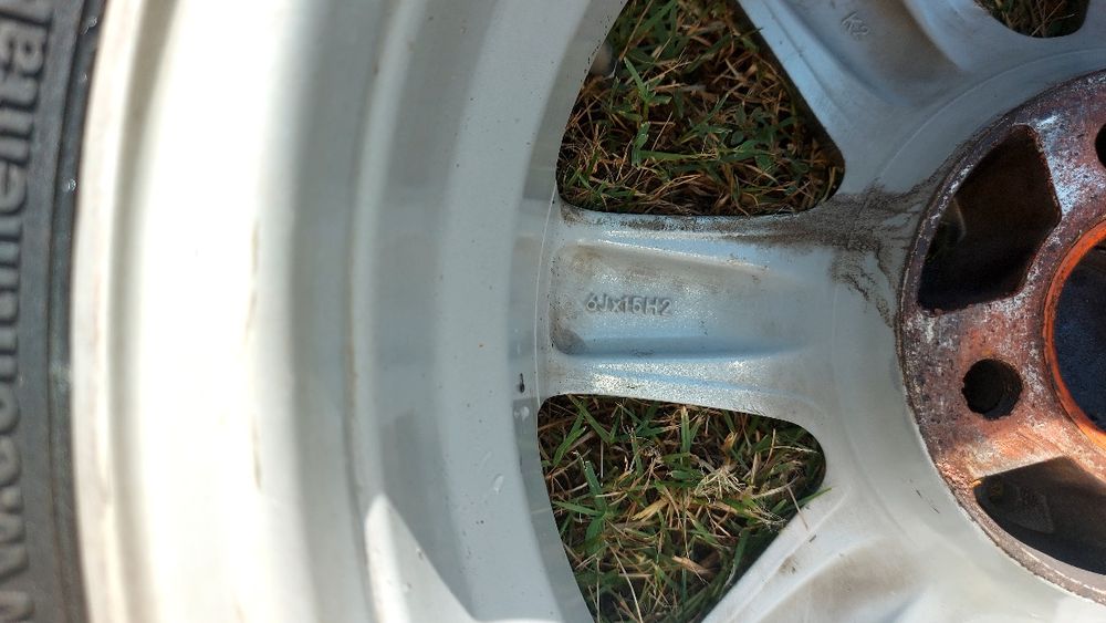 Roti cu Jante Aliaj 4x100 R15, anvelope 185x65 Continental