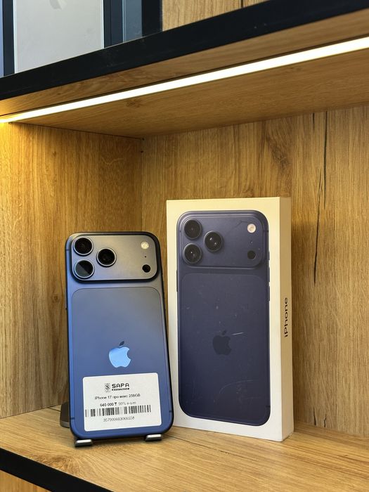 айфон 17 про макс синий е сим 99%