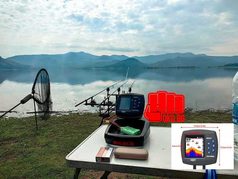 Нов с гаранция Сонар за лодка за захранка LUCKY FF918 CWL