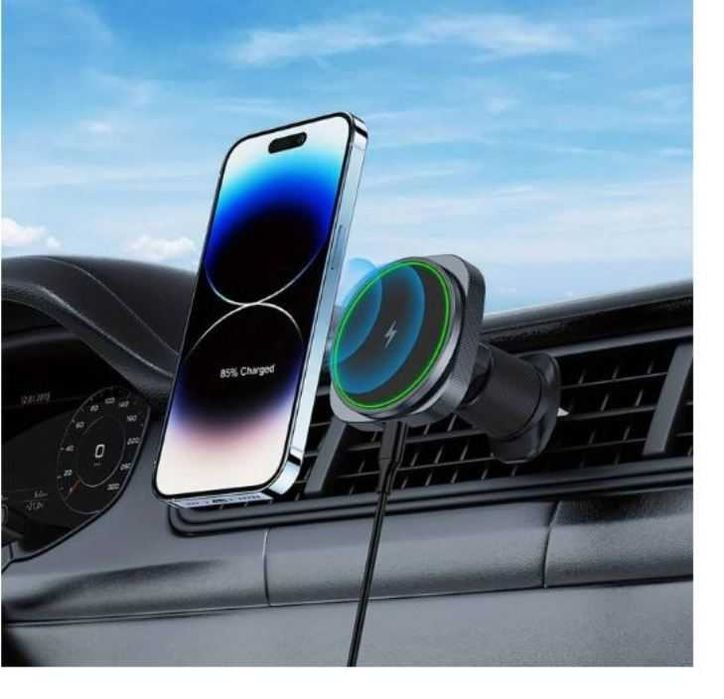 Поставка за телефон с Безжично Зареждане IOS 14+