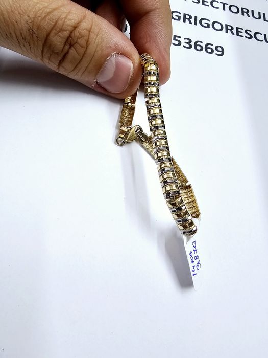 Vand bratara dama din aur 14 k 9.87 g cod 382