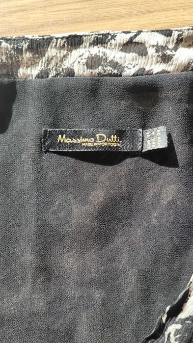 Massimo Dutti дамска блуза коприна р.S Италия