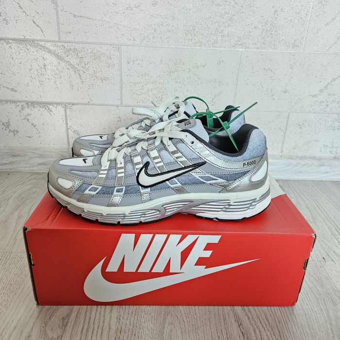 Кроссовки Nike P6000 Metallic Silver Summit White