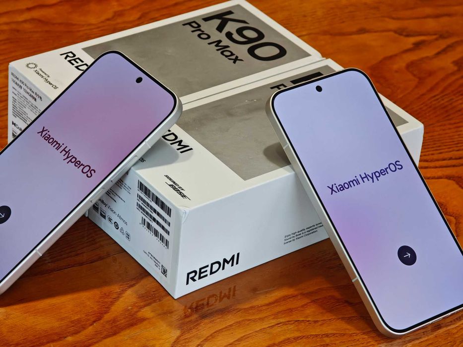 Нов Redmi K90 Pro Max - 6.9", SD8 Elite Gen5; Bose;7560mAh; 3x50mpx