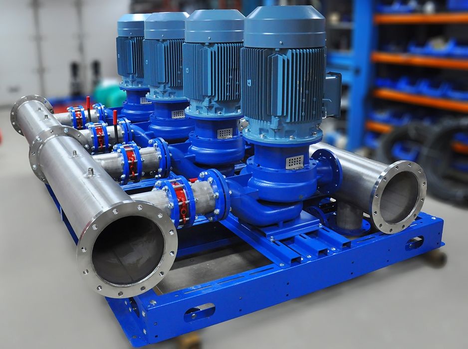 Насосные станции и системы пожаротушения в блочно-молульном корпусе EX