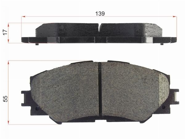 Колодки тормозные Toyota Auris