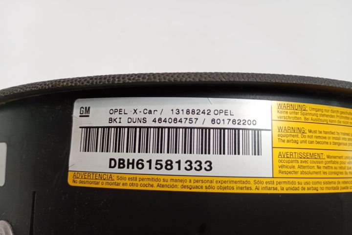 Airbag Sofer 13188242 Opel Meriva  seria
