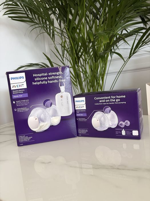 Pompa de sân electrică cvadrupla ( 4 cupe ) Philips Avent Hands-free