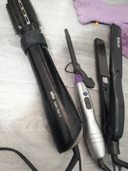 Фен Браун оригинал бы в хорошем состояние  утежок и плойки мелкие кудр