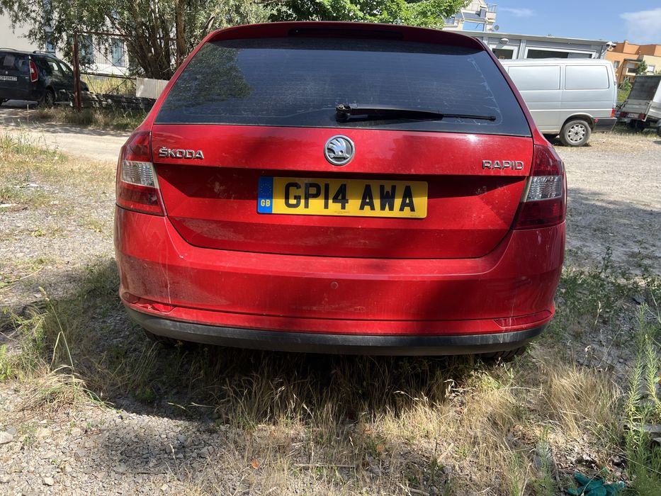 Skoda Rapid Spaceback 2014г. панорама на части
