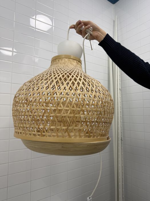 Люстра Ikea плетения