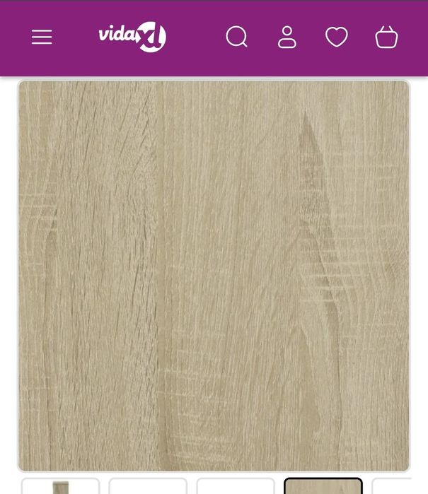 vidaXL Raft de perete, stejar sonoma, 104,5x10x43 cm, lemn prelucrat