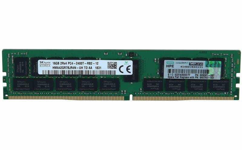 Memorie RAM Server 16 GB DDR4 2RX4 PC4-2400T-R 809081-081 846740-001