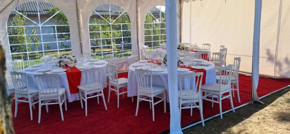 Inchiriere corturi complete evenimente/mese/scaune/vesela