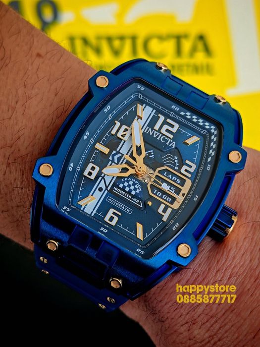 INVICTA Diablo automatic blue 48 mm, Инвикта нов ръчен часовник