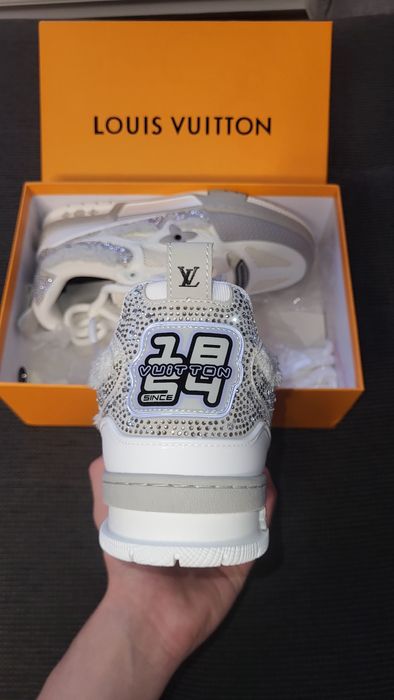 Louis Vuitton Skate White Swarovski