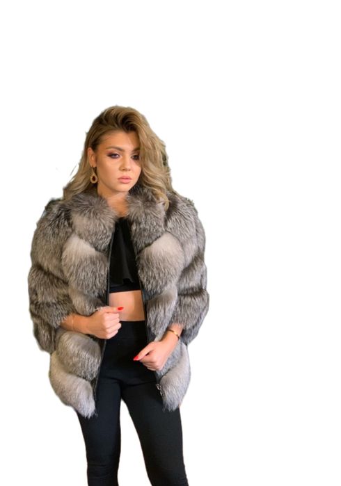 Haina din blana naturala