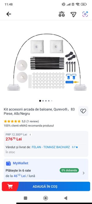 Kit arcada de baloane