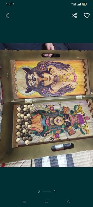 Нарды ручной работы