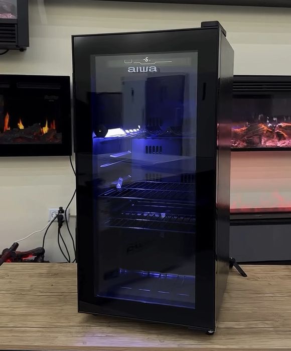 Минибар минихолодильник Aiwa klear с прозрачным стеклом оптом-розница