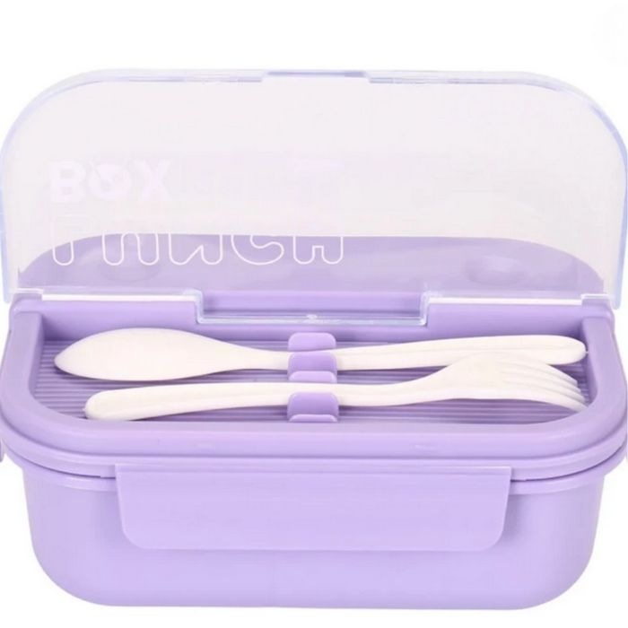 Кутия за обяд с прибори