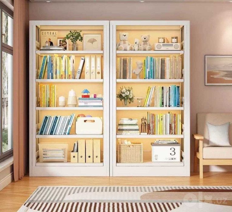 Kutubxona javoni/Книжный шкаф для библиотеки/Kitob saqlash javoni