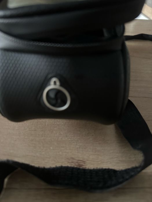 Geanta bicicleta cadru top tube La Gazzetta dello Sport cu husa telefon aproape noua