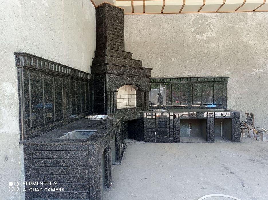 Letniy kuxniya,barbekyu,qozon o'chog'i