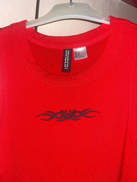 Червена рокля H&M