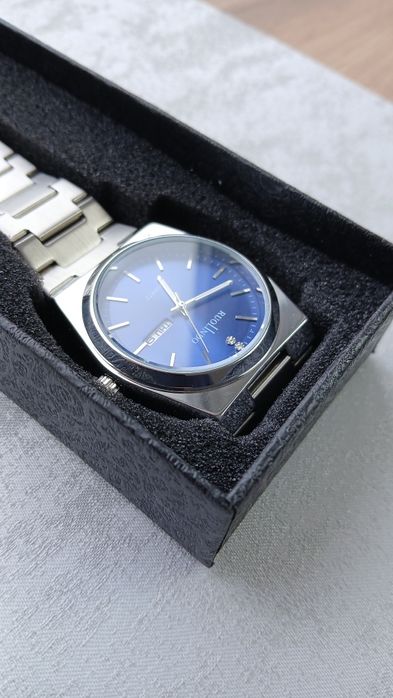 Silver/Blue сағат — стильді сыйлық