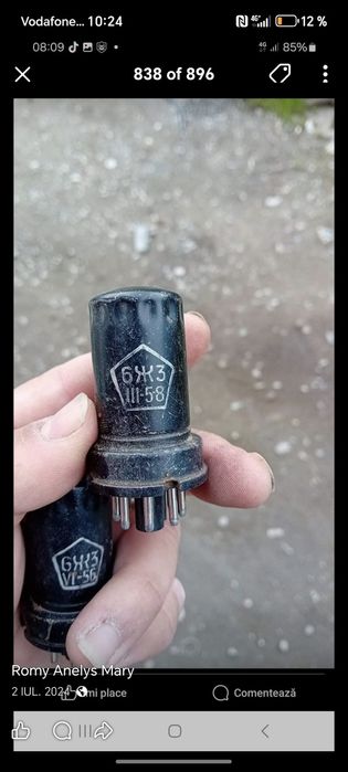 Lampi metalice 6k7 6k3 6k4 8 lei bucata