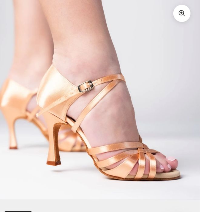 Vand pantofi ermes, de dans latino, nr 40 noi nepurtați