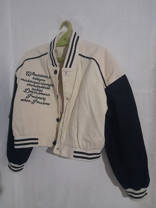 Zamonaviy "Bomber" kurtka (uniseks/qizlar uchun).