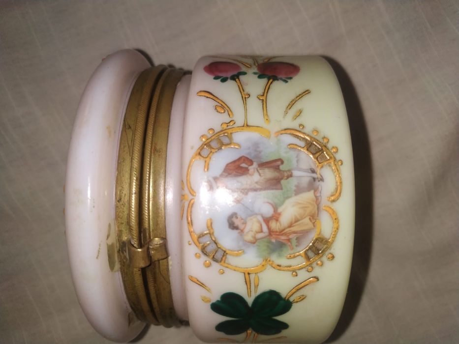 Шкатулка фарфор 19 век