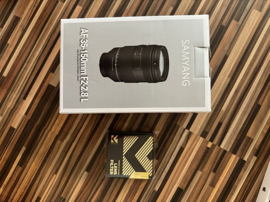 Obiectiv FOTO+Lentila Samyang