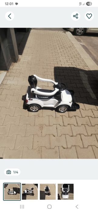 Детска кола Ford на chipolino с мелодии