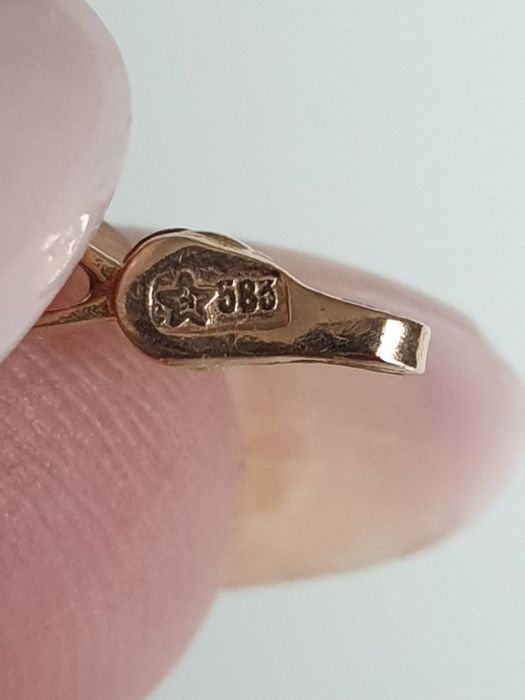 Колье. Золото 583 пробы СССР