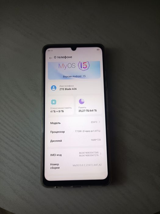 Телефон ZTE андро