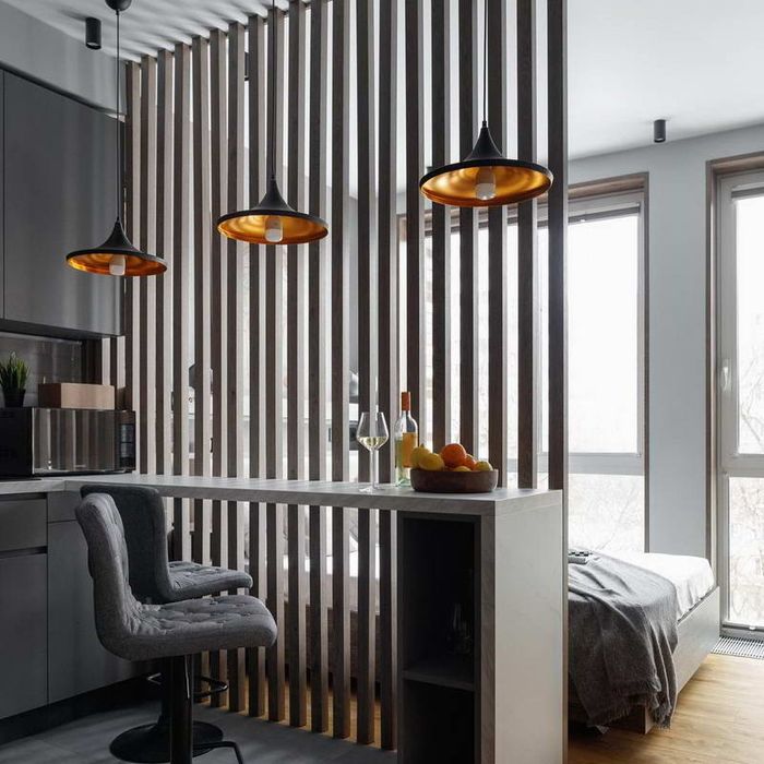 перегородка для ващего интерьера, тосик река, рейка