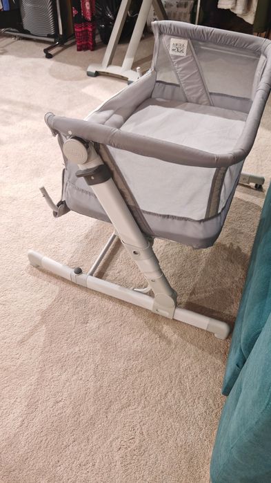 Patut atasabil Chicco Next2Me PopUp, Atmoshpere(Gri), 0luni+