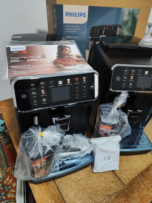 Automat de cafea Philips seria 5500 20 sortimente