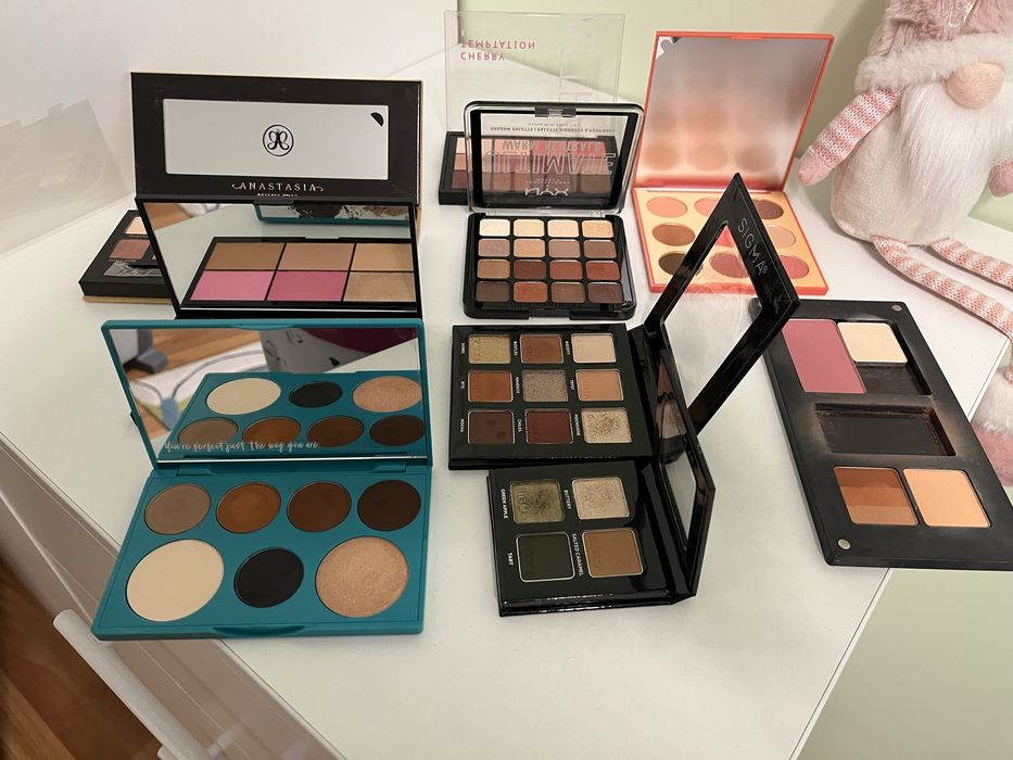 Лот оригинални палитри Abh, NYX, Gosh, Morphe