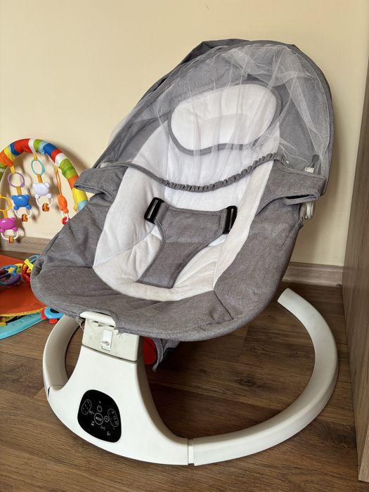 Шезлонг 2в 1 электро качеля