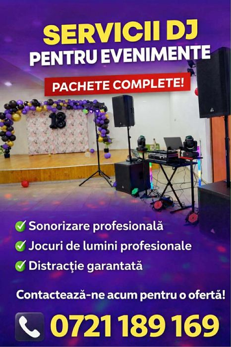 Servicii DJ sonorizare evenimente