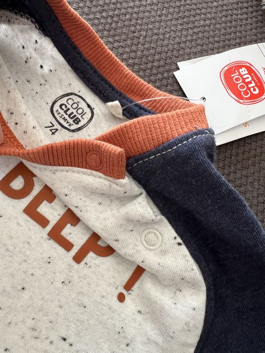 Set nou pantaloni si bluza, marimea 74, 6-9 luni,