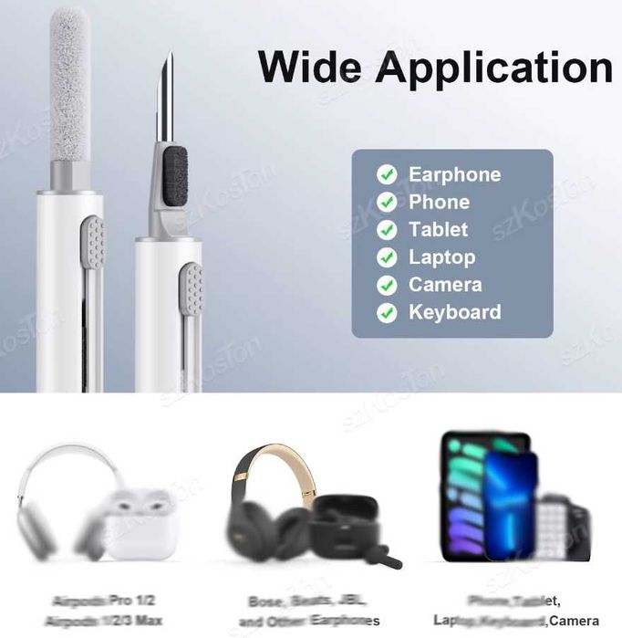 Продам набор ручка 3 в 1 для чистки Airpods наушников, телефонов и т.д