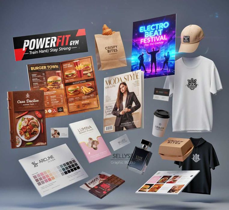 Design Grafic - Branding & Publicitate - Sellyss Graphic Studio