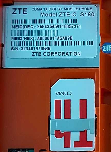 Телефон ZTE-C S160